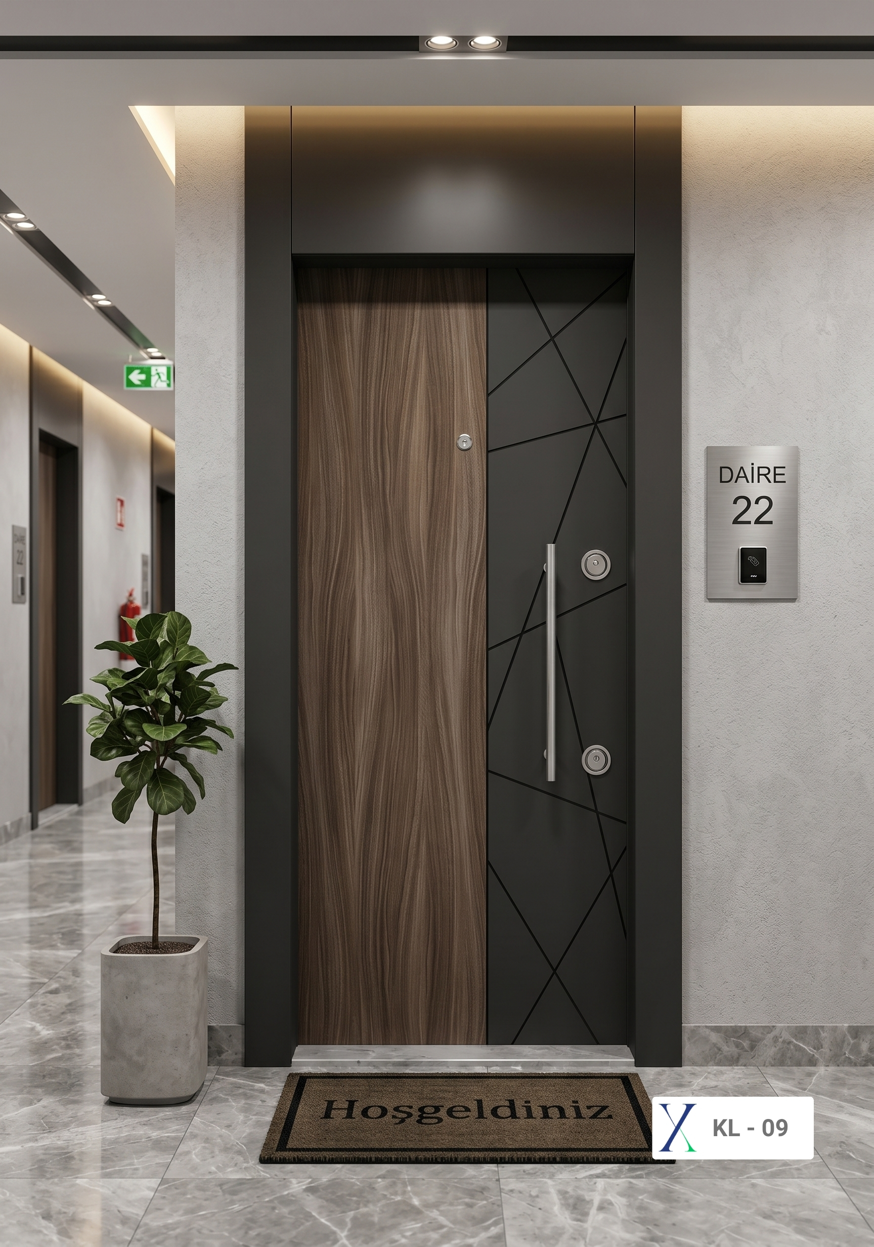 Modern ve Dayanıklı Çelik Kapı