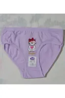 3410 Kız Baskılı Bikini Pembe Renk, 6'lı Paket